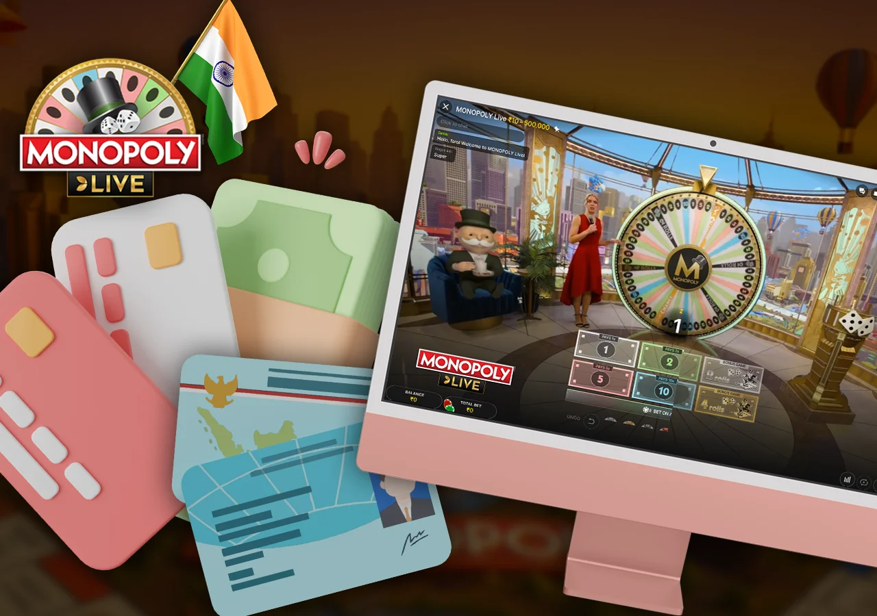 Monopoly Live in India lets players bet on numbers, bonuses, and enjoy 3D adventures.